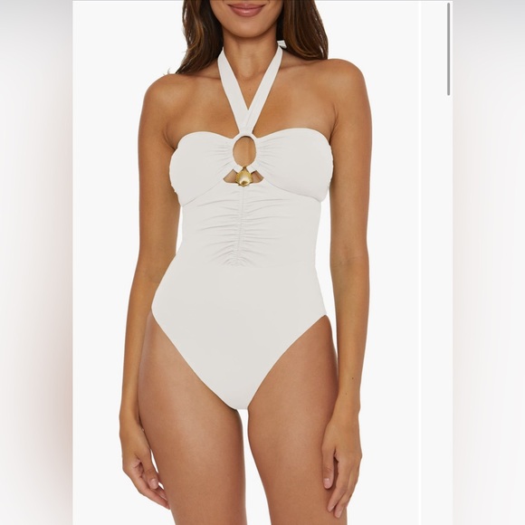 Soluna Shell One-Piece Swimsuit, White, Size X-Large, $148 - Picture 12 of 12